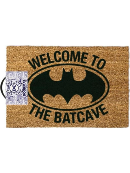 Out of the Blue Πατάκι Εισόδου από Κοκοφοίνικα Welcome To The Batcave Μπεζ 40x60cm 32561 ref10204760
