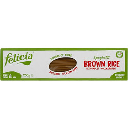 FELICIA ΣΠΑΓΓΕΤΙ ΚΑΣΤΑΝΟΥ ΡΥΖΙΟΥ ΧΩΡΙΣ ΓΛΟΥΤΕΝΗ 250GR