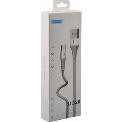 Ezra DC-20 USB 2.0 Cable USB-C male - USB-A male Γκρι 1.2m