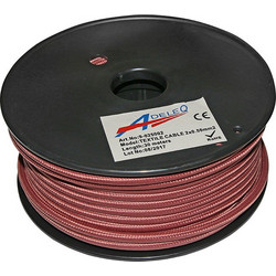 Adeleq Καλώδιο Κορδόνι Διακοσμητικό 2x0.50mm2 Τιμή Ανά Μέτρο Ροζ Αντικέ 9-025002