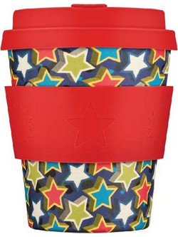 Ecoffee Cup Ποτήρι Bamboo με Καπάκι Little Stars 250ml