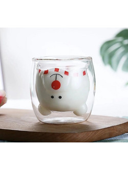 Πρωτότυπη Γυάλινη Κούπα διάφανη Cutecups