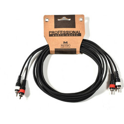 METRO 2R2R-001/3M ΚΑΛΩΔΙΟ 2XRCA MALE ΣΕ 2RCA MALE 3M