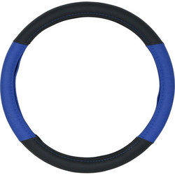 Onyx Κάλυμμα Τιμονιού DOUBLE C 38 cm - ΜΑΥΡΟ/ΜΠΛΕ