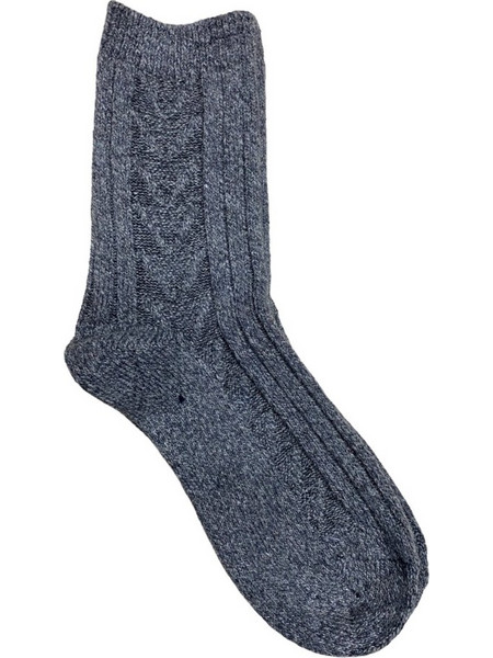 Γυναικείες Μάλλινες Κάλτσες Ανθρακί