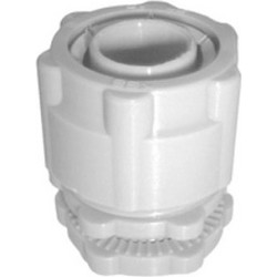 Ρακόρ πλαστικό B34 για χέλιφλεξ & σπιράλ PVC O28mm - 1-634