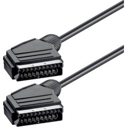 Καλώδιο POWERTECH CAB-S001 Scart 21pin σε Scart 21pin 1.4m - CAB-S001