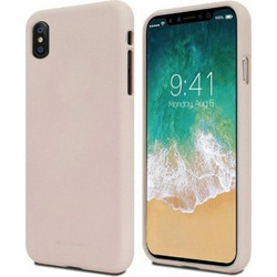 GOOSPERY SOFT FEEL CASE SAMSUNG A20E - PINK SAND