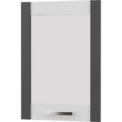 Άνω Πορτάκι-Τζάμι Δεξί Charlotte Γραφίτης 50x71.8x1.6cm SO-CV50G-3R