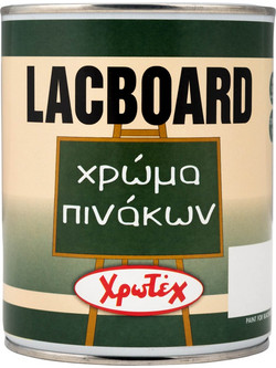 Χρωτέχ Χρώμα Πίνακα Lacboard Βερνικόχρωμα Διαλύτου Ξύλου 59 Μαυρο 0.75lt