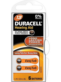 Duracell Activair 13 6τμχ