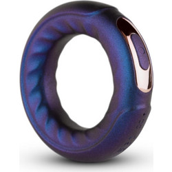 Hueman Saturn Vibrating Cock & Ball Ring Ελαστικό Δαχτυλίδι Πέους & Όρχεων Σιλικόνης με Δόνηση 5cm Μωβ