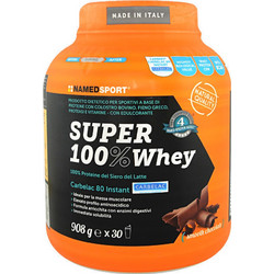 NamedSport Super 100% Whey Smooth Chocolate Πρωτεΐνη Ορού Γάλακτος Γράμμωσης Χωρίς Γλουτένη 908gr