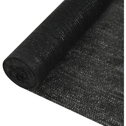 vidaXL Δίχτυ Σκίασης Μαύρο 1 x 10 μ. από HDPE 195 γρ./μ