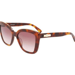 Longchamp LON692S 23 Γυναικεία Γυαλιά Ηλίου Τετράγωνα Κοκάλινα Ταρταρούγα με Καφέ Degradee Φακό