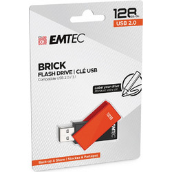 Emtec Brick C350 128GB USB Stick 2.0 με USB-A