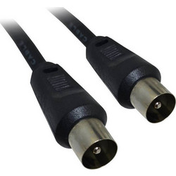 SBOX Καλώδιο Κεραίας Coax Male to Coax Female 5m White RF-5