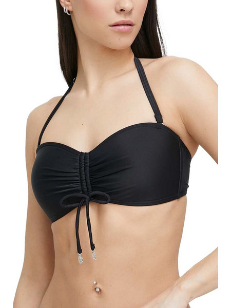 DKNY Bikini Top Strapless Μαύρο DI3TS453-BLK