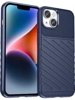 Hurtel Thunder Back Cover Blue (iPhone 14)