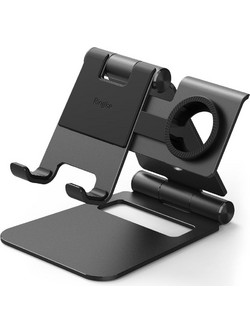 Ringke Super Folding Stand foldable phone, tablet and Apple Watch stand black (ACST0008)
