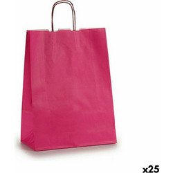 Χαρτοσακούλα 12 x 52 x 32 cm Ροζ (25 Μονάδες)