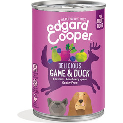 Edgard & Cooper Adult Grain Free with Game & Duck 400gr