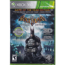Batman Arkham Asylum Game Of The Year Edition Xbox 360