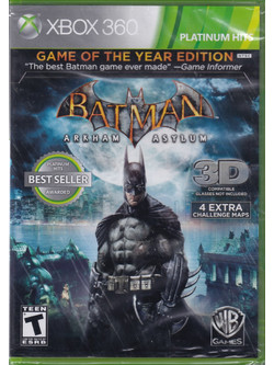 Batman Arkham Asylum Game Of The Year Edition Xbox 360