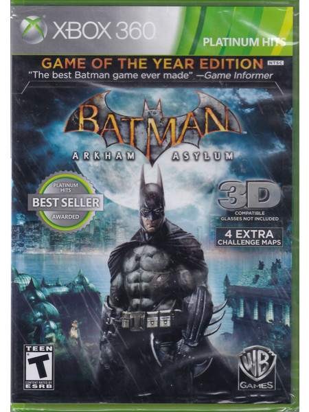 Batman Arkham Asylum Game Of The Year Edition Xbox 360