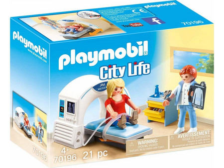 Playmobil City Life Δωμάτιο Αξονικής Τομογραφίας για 4+ Ετών 70196