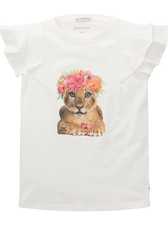 Tom Tailor Παιδικό T-Shirt Αμάνικο Λευκό 1036088-10315