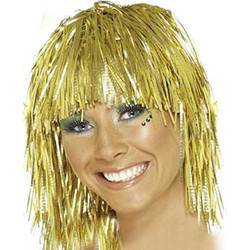 Wig short gold