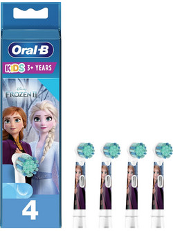 Oral-B Stages Power Frozen Extra Soft Ανταλλακτικές Κεφαλές Παιδικής Ηλεκτρικής Οδοντόβουρτσας 4τμχ