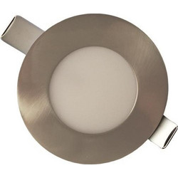 ΦΩΤΙΣΤΙΚΟ ΧΩΝΕΥΤΟ LED SLIM Φ85 3W 4000K ΣΑΤΙΝΕ PLUS