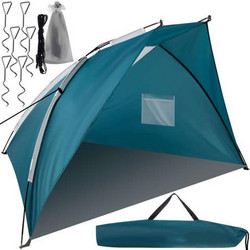 AriaTrade Αυτόματη Τέντα Παραλίας Πετρόλ 220x120x120cm AT00016794