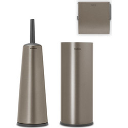 Brabantia 1003477 Σετ αξεσουάρ τουαλέτας ReNew Platinum 3 τμχ