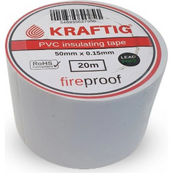Ταινία μόνωσης KRAFTIG ROHS PVC 20m 50mm X 0.15mm