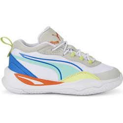 Puma Playmaker Παιδικά Sneakers Γκρι Πολύχρωμα 387354-06