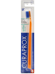 Curaprox CS 5460 Ortho Ultra Soft Οδοντόβουρτσα Πορτοκαλί Μπλε