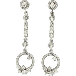 Million Diamonds Γυναικεία Σκουλαρίκια Κρεμαστά από Χρυσό 18K με Διαμάντι SK14484