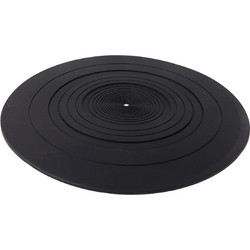 Ludic Rubber LP slip mat Black