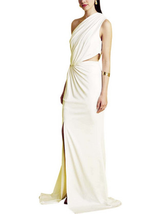 My Tiffany Wearables Maxi Καλοκαιρινό Φόρεμα για Γάμο / Βάπτιση Λευκό S23T1310