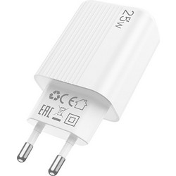 Lamtech LAM112693 Φορτιστής Χωρίς Καλώδιο με Θύρα USB-C 25W Power Delivery White