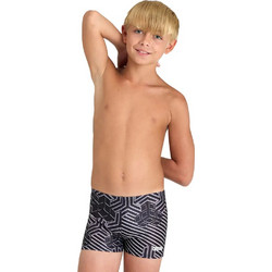 Arena Kikko Pro Swim Αθλητικό Παιδικό Μαγιό Boxer για Αγόρι Μαύρο Λευκό 006001-550