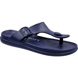 B-Soft Ανδρικές Σαγιονάρες Ανατομικές Navy Μπλε 54/6195