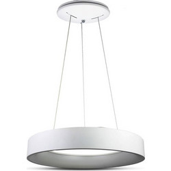 V-TAC LED Κρεμαστό Φωτιστικό/Πολυέλαιος 30W 230V 120 2250lm IP20 O600x1200mm 3000K Λευκό Dimmable 3995