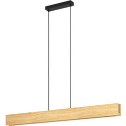 Eglo Dimmable Anchorena-Z Κρεμαστό Φωτιστικό Οροφής Ράγα Μονόφωτο LED με Ρυθμιζόμενο Λευκό Φως Μαύρο 900388