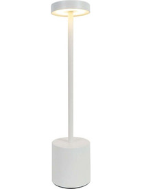 InLight 3035 Πορτατίφ Αφής LED με Μπαταρία Λευκό Φ8xΥ34cm