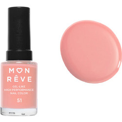 Mon Reve Gel Like 51 Gloss Βερνίκι Νυχιών Μακράς Διαρκείας
