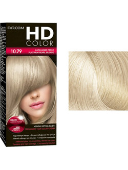 Farcom HD Color 10.79 Κατάξανθο Περλέ Μόνιμη Βαφή Μαλλιών 60ml